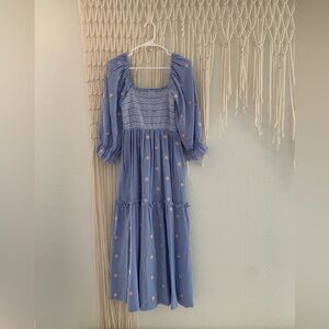 Embroidered Maxi Dress